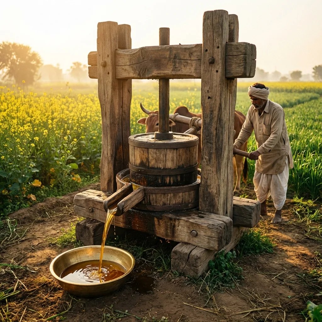 Ghani Rind Ghanic - Traditional Wood Cold Pressed Oils
